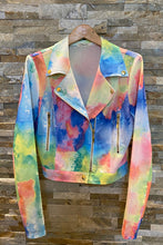 Load image into Gallery viewer, Starburst Tie Dye Explosion Jacketš”