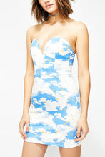 Load image into Gallery viewer, Cloudy Blue Skies Tie Dye Dress ⛅
