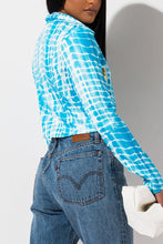 Load image into Gallery viewer, Blue Skies Tie Dye Jacket ☁
